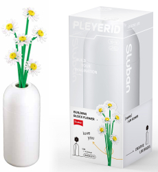 Set de Constructie Flowers 255 piese Margareta - Sluban 