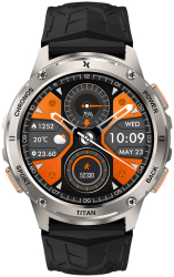 Smartwatch Maxcom FW110SR Titan Chronos 1.43&rdquo AMOLED Corning Gorilla Glas IP69K 5AT Argintiu 