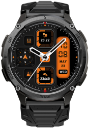 Smartwatch Maxcom FW111CZ Titan Chronos 1.43&rdquo AMOLED Corning Gorilla Glas IP69K 5AT GPS Negru 