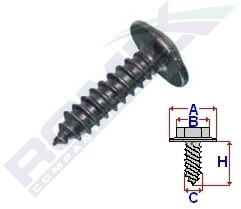SURUB FIXARE UNIVERSAL 3.9X25MM SET 100 BUC 