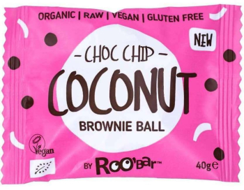 Brownie ball cu cocos bio 40g Roobar 
