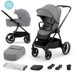 CARUCIOR KINDERKRAFT NEA 2 IN 1 PLATINUM GREY 