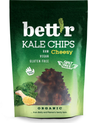 Chips din kale cu aroma de branza raw eco 30g Bettr 