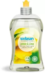 Detergent vase bio lichid lamaie 500ml SODASAN 