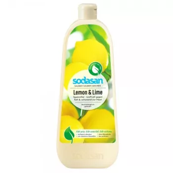 Detergent Vase Lichid Bio Lamaie si Lime Sodasan 