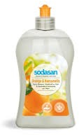 Detergent Vase Lichid Cu Balsam Bio Portocala si Hamamelis 500 ml Sodasan 