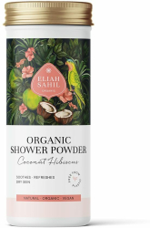 Gel de dus pudra cu cocos si hibiscus bio 90g Eliah Sahil 
