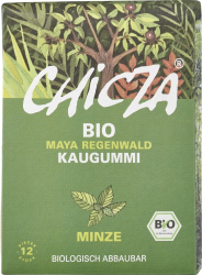Guma de mestecat cu menta bio 30g Chicza 