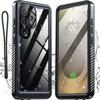 Husa pentru Samsung Galaxy S25 Ultra - ShellBox Waterproof IP68 Case - Black 