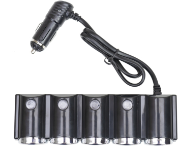 INCARCATOR AUTO PNI LIGHTER 04 CU 4 IESIRI BRICHETA 12V/24V SI 2 IESIRI USB 1A INDICATOR LED 