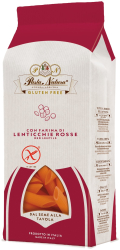 Penne din linte rosie bio fara gluten 250g Pasta Natura 
