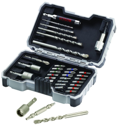 Bosch - Set 35 piese Extra Hard biti si burghie pentru beton 2607017326 