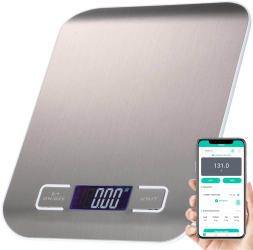Cantar electric de bucatarie cu ecran LCD si smart