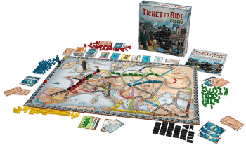 Joc de societate - Ticket to Ride Europa limba romana Asmodee - BLACKFIRE 