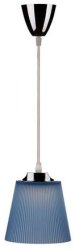 Pendul tavan 7w 4000k alb neutru crom + albastru 