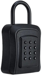 Seif Smart WIFI pentru Chei Control prin Aplicatie/Cod/Card 85x65x34 mm Negru 