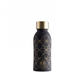 Termos B Bottles Twin Simple Chic 350 ml Casa Bugatti - BBT-SC350DS negru/auriu