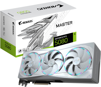 Placa video GIGABYTE AORUS MASTER ICE GeForce RTX 5080 16GB GDDR7 256-bit DLSS 4