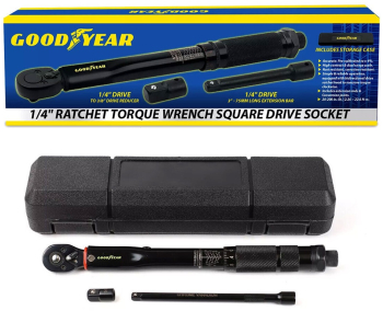 Cheie dinamometrica cu clichet 1/4 2.26-22.6 Nm Goodyear GY901926