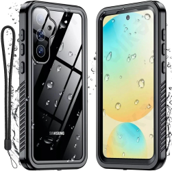 Husa pentru Samsung Galaxy S25 - ShellBox Waterproof IP68 Case - Black 