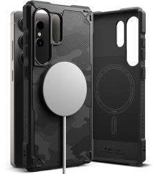 Husa pentru Samsung Galaxy S25 Ultra - Ringke Rugged Gear MagSafe - Camo Black 