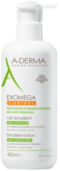 Lapte emolient pentru corp anti-mancarime cu efect de calmare A-Derma Exomega Control 400 ml 
