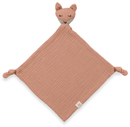 Paturica somn si joaca din Bumbac Organic 25x25 cm Hauck Fox Cork 