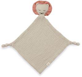 Paturica somn si joaca din Bumbac Organic 25x25 cm Hauck Lion Beige 