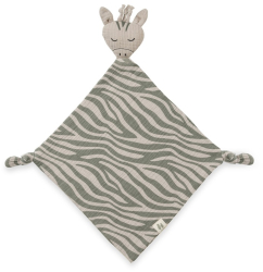 Paturica somn si joaca din Bumbac Organic 25x25 cm Hauck Zebra 