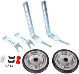 Set Roti Ajutatoare Reglabile pentru Biciclete cu Schimbator de Viteze si Dimensiunea de 12-20 Inch 