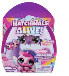 Set figurine surpriza Hatchimals Alive Curcubeu Spin Master Roz