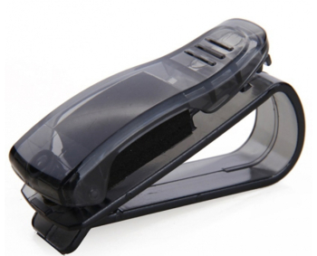 Suport auto clema pentru ochelari plastic negru 
