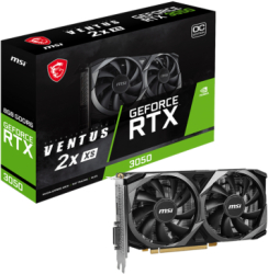 Placa video MSI nVidia GeForce RTX 3050 VENTUS 2X XS OC 8GB GDDR6 128bit 