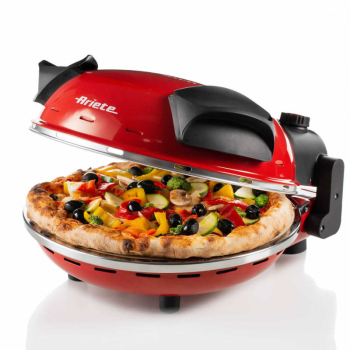 Cuptor electric pentru pizza Ariete & Pizza in 4 minute& 0909/10 1200W 32 cm Pana la 400C 5 trepte Placa de piatra Acoperire