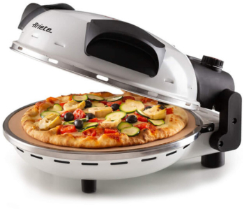 Cuptor electric pentru pizza Ariete & Pizza in 4 minute& 0918/00 1200W 32 cm Pana la 400C 5 trepte Placa de piatra Acoperire 