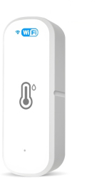 Senzor de temperatura/umiditate ZigBee Compatibil cu Tuya/SmartLife/Alexa/Echo/Google Assistant Alb SmartWiz 