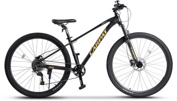 Bicicleta MTB Carpat DURO 2.9 C29334H 29 Echipare Shimano Alivio/Altus Frane Hidraulice Radius Cabluri Integrate 9 Viteze Negru/Galben 