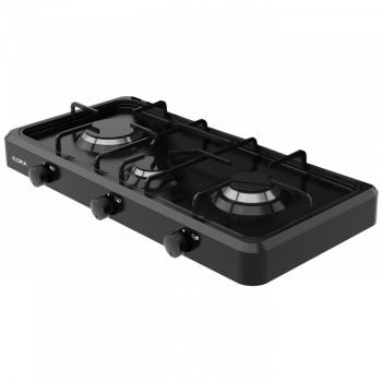 Floria Aragaz pe gaz 3 arzatoare - negru - ZLN7138 