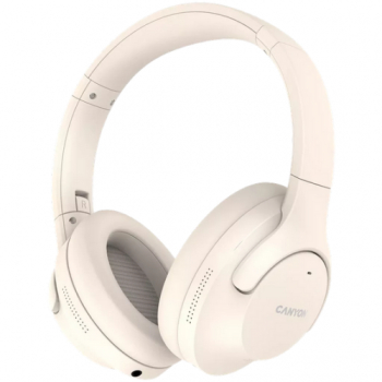 Casti cu microfon Canyon OnRiff 10 Bluetooth/3.5mm jack Beige 