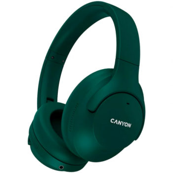 Casti cu microfon Canyon OnRiff 10 Bluetooth/3.5mm jack Green 