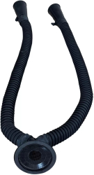 Adaptor exhaustor gaze de esapament pentru doua tevi 