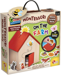 Joc Montessori din lemn - La ferma 