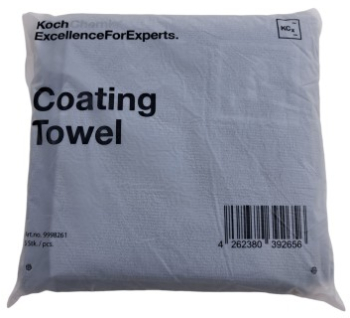 Laveta microfibra speciala pentru sters solutii ceramice gri 40 x 40 cm Koch Chemie Coating Towel set 5 buc 