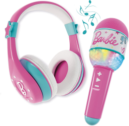 Set casti & microfon cu bluetooth - Barbie 