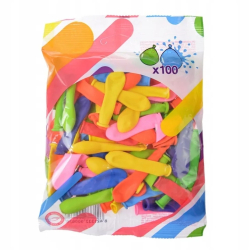 Set 100 baloane bombe cu apa Gonga® Multicolor 