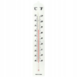 Termometru de interior pentru perete XXL 40 cm Gonga® Alb