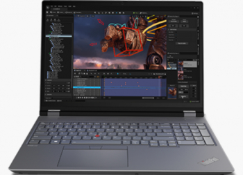 Laptop Lenovo ThinkPad P16 Gen 2 Intel Core i7-14700HX 16inch RAM 32GB SSD 1TB nVidia RTX 2000 8GB Windows 11 Pro Storm Grey 