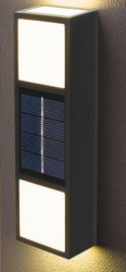 Set 2 lampi solare de perete control inteligent al luminii 