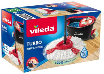 Vileda Turbo Set Mop Rotativ+Galeata 