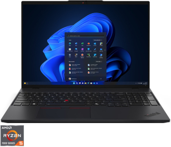Laptop Lenovo 16'' ThinkPad L16 Gen 1 WUXGA IPS Procesor AMD Ryzen™ 5 7535U (16M Cache up to 4.55 GHz) 32GB DDR5 1TB SSD AMD Radeon 660M 